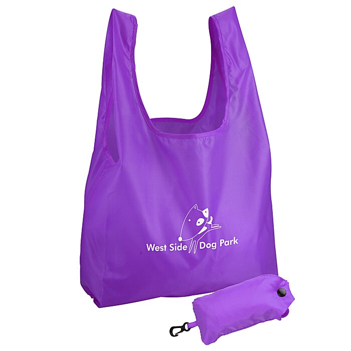 Custom Folding Tote in a Pouch - 24 hr