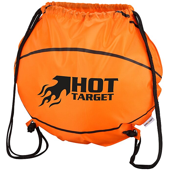 Custom Game Time! Basketball Drawstring Backpack