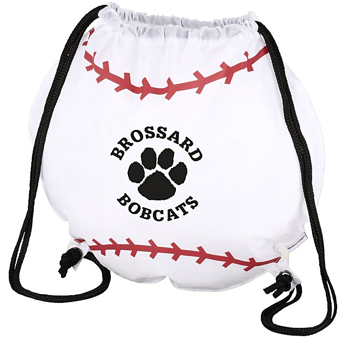 Custom Game Time! Baseball Drawstring Backpack
