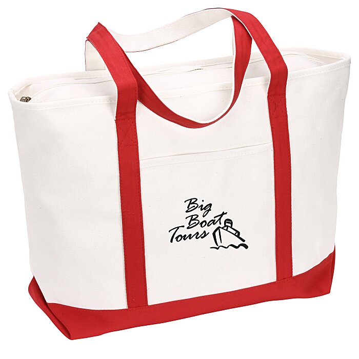 Custom Large Heavyweight Cotton Canvas Tote