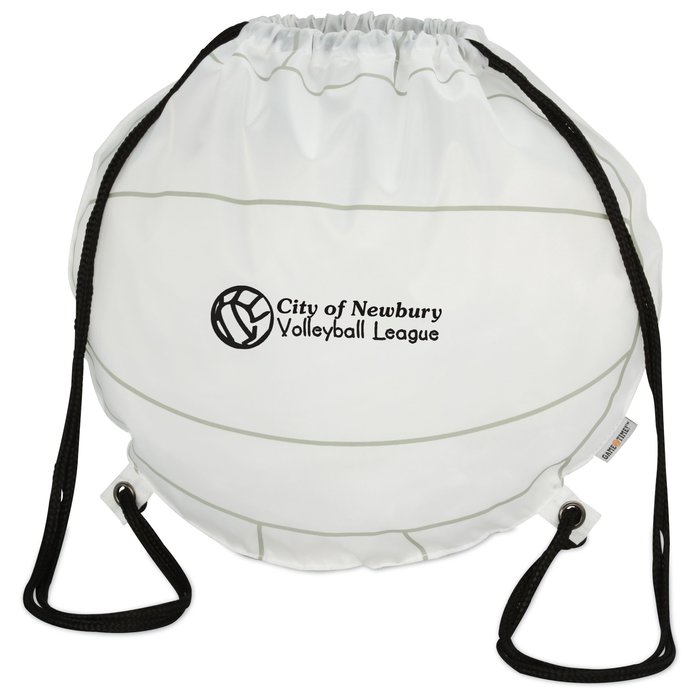 Custom Game Time! Volleyball Drawstring Backpack