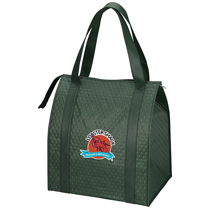 Custom Therm-O Tote Insulated Grocery Bag - Full Colour