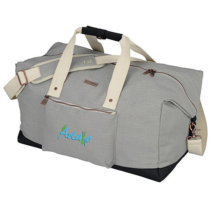 Custom Cutter & Buck VIP Cotton Weekender Duffel - Embroidered
