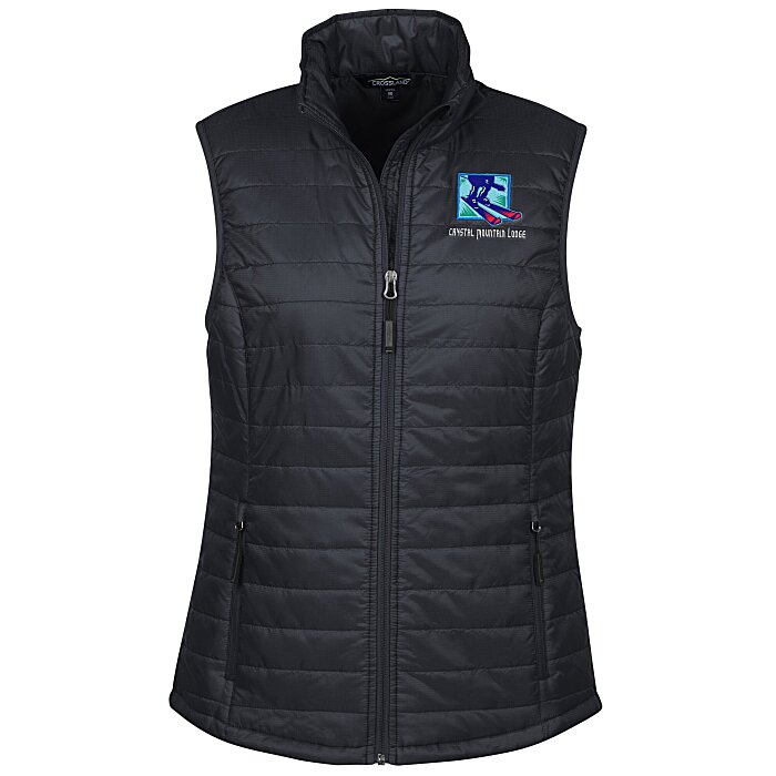 Custom Crossland Packable Puffer Vest - Ladies' - 24 hr