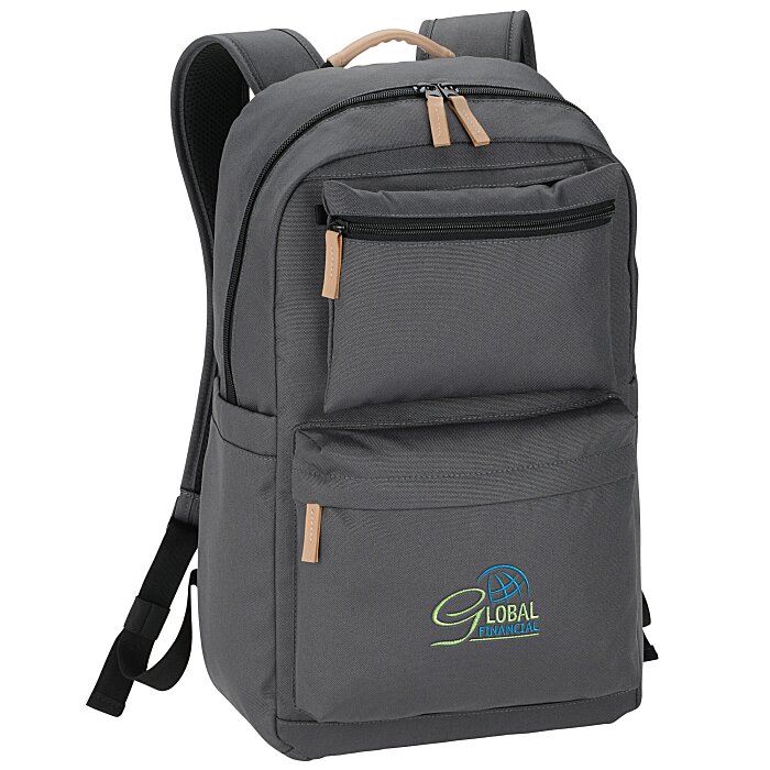 Custom Kelso 15-inch Laptop Backpack with Removable Pack - Embroidered