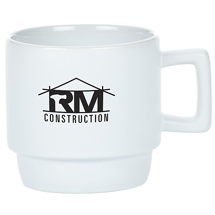 Custom Totem Stackable Coffee Mug - 12 oz - 24 hr