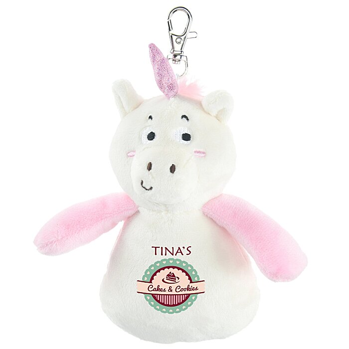 Custom Bag Charm Plush - Unicorn