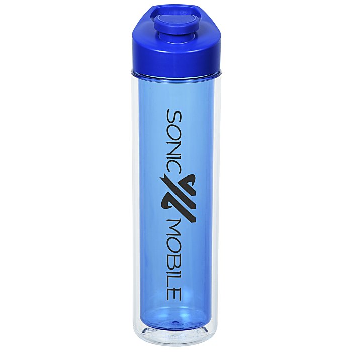Custom Chiller Insulated Bottle with Flip Carry Lid - 16 oz