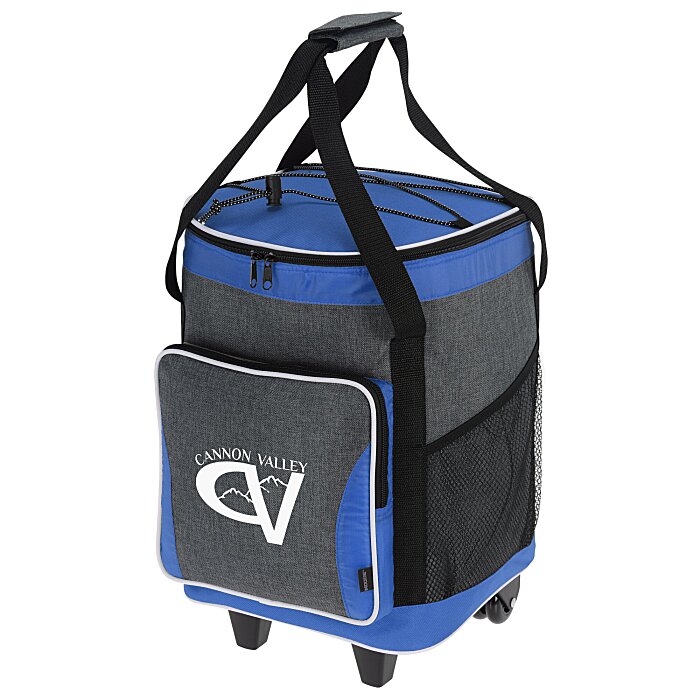 Custom Koozie® Heathered Tailgate Rolling Cooler
