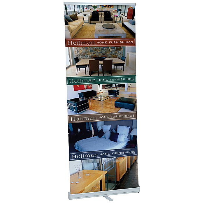 Custom Single Foot Retractable Banner Display - 33 1/2 inches