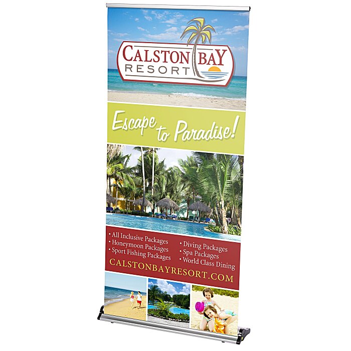 Custom Rapid Change Retractable Banner Display