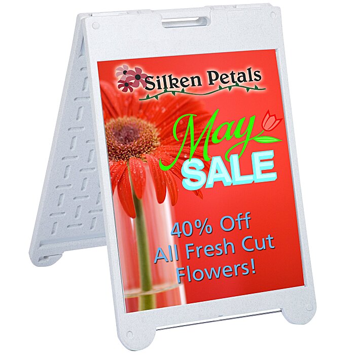Custom Sidewalk Messenger Sign - One Sided
