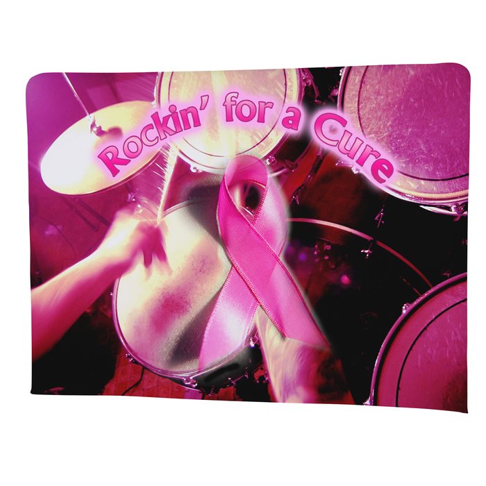 Custom Tabletop Banner System with Tall Back Wall - 8 feet - Replacement Graphic