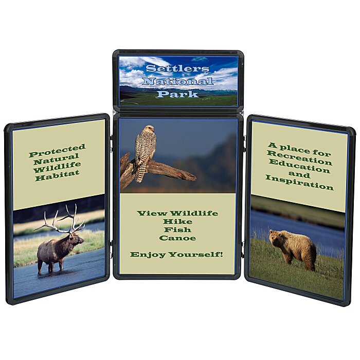Custom Show N Write Tabletop Display - 4 feet - Full Colour