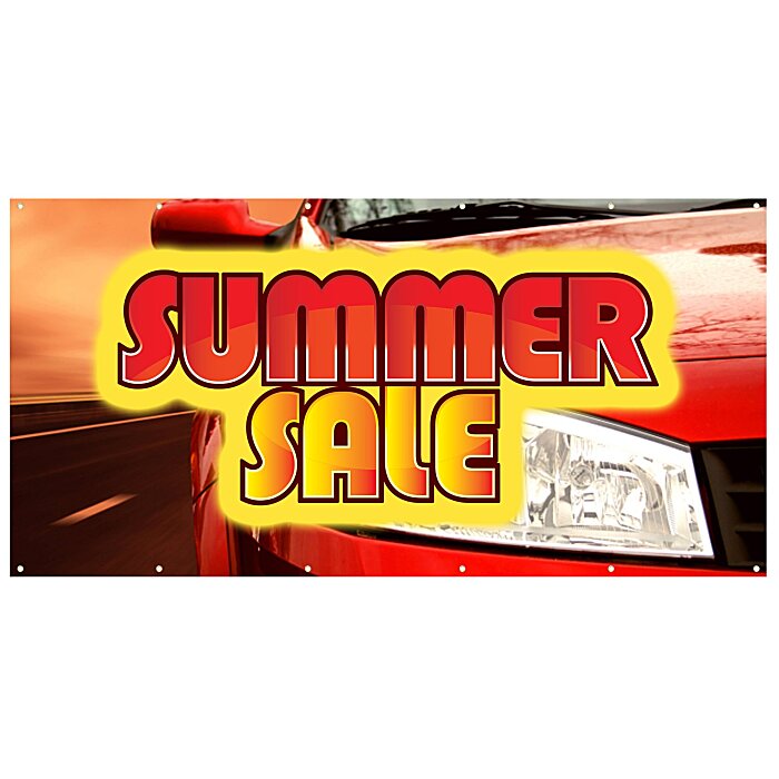 Custom Value Outdoor Banner - 5 feet x 10 feet