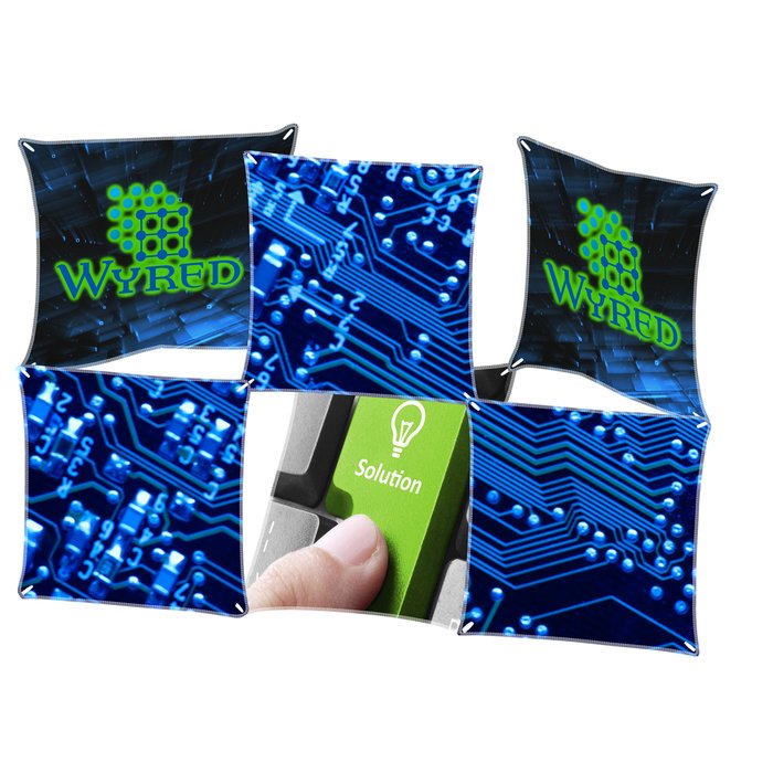 Custom Geometrix Jr. Pop-Up Display - 6 Panel - Replacement Graphic Set