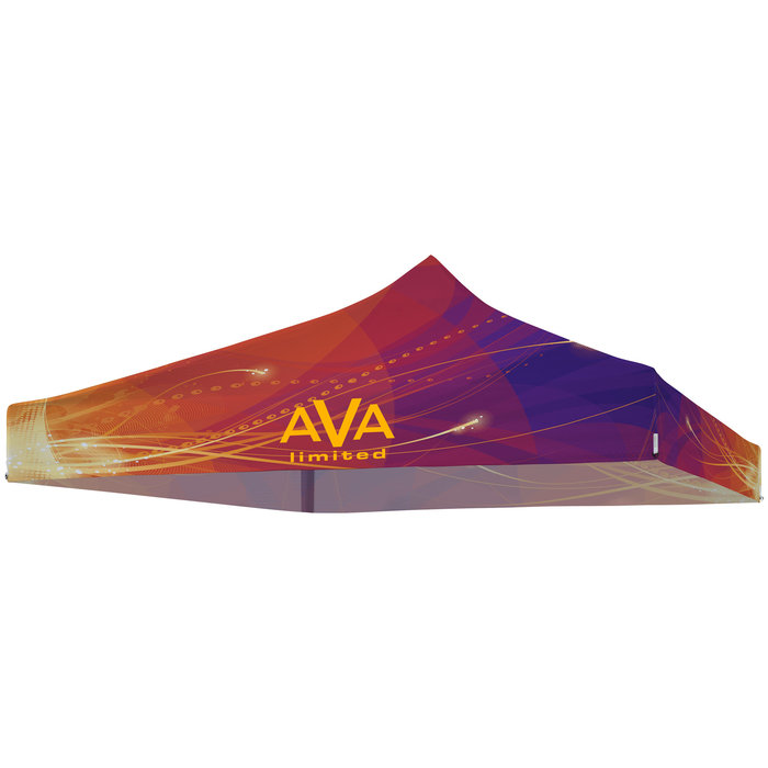 Custom Standard 10-foot Event Tent - Replacement Canopy - Full Colour