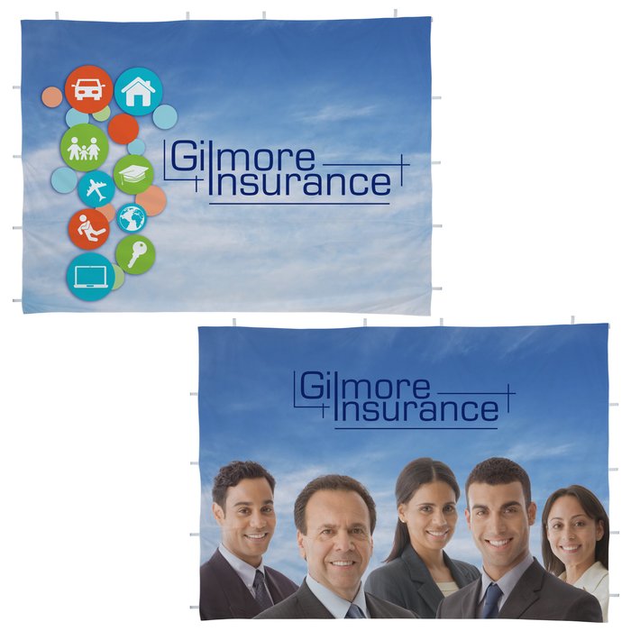 Custom Standard 10-foot Event Tent - Tent Wall - Two Sided - Full Colour