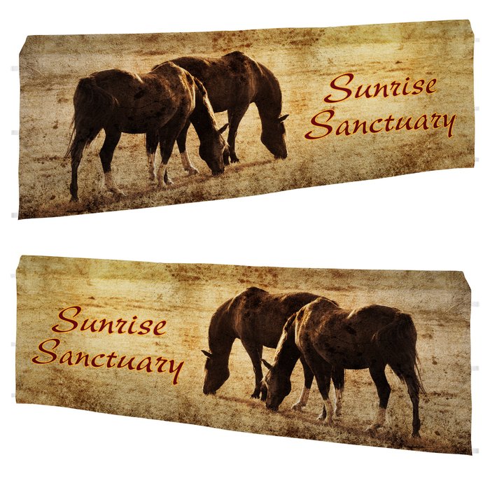 Custom Deluxe 10' Event Tent - Half Wall - Two Sided - Full Colour