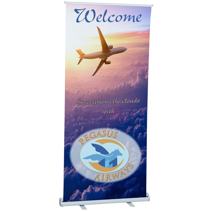 Custom Value Polypropylene Retractable Banner Display - 36 inches