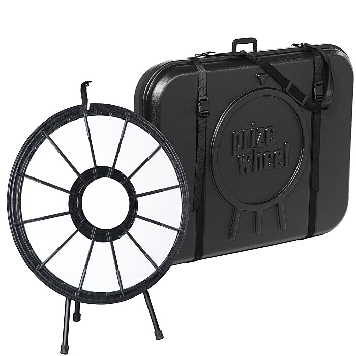 Custom Prize Wheel with Hard Carry Case - Blank