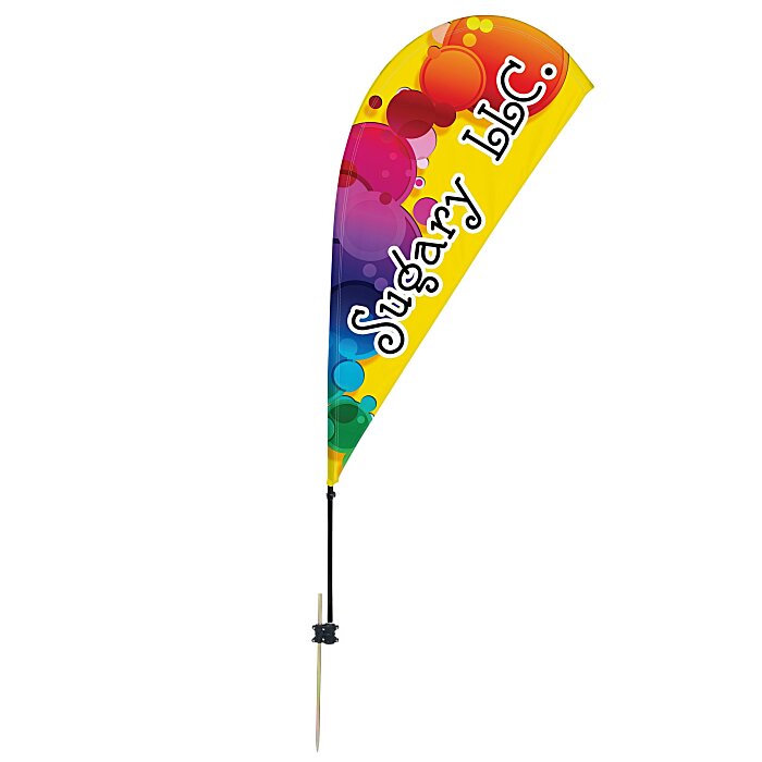 Custom Outdoor Value Sail Sign - 6 1/2 feet - One Sided