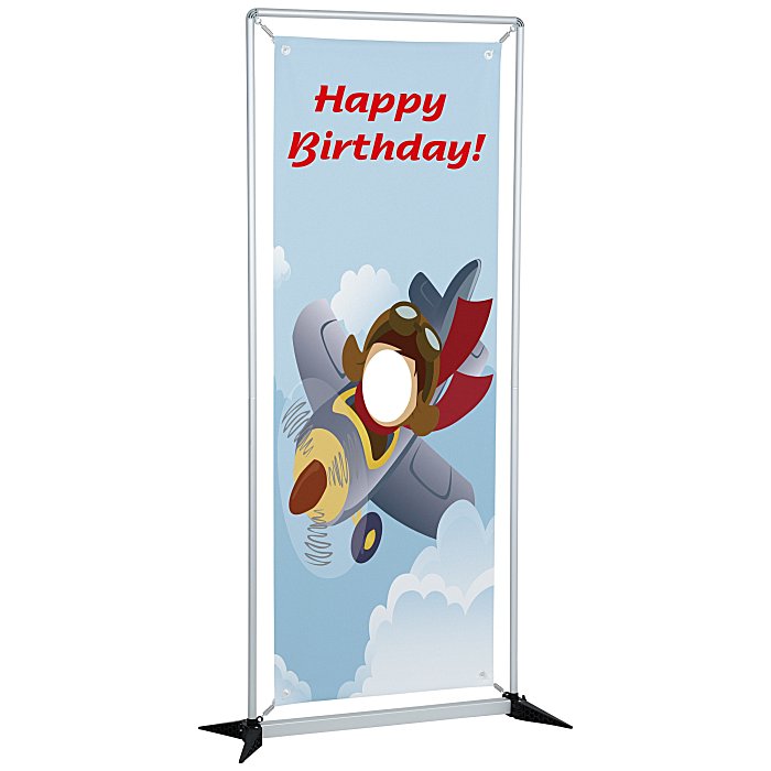 Custom FrameWorx Banner Stand - Single Face Cut Out - Lower