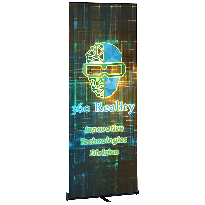 Custom Contender Retractable Banner Display - 29 1/2 inches