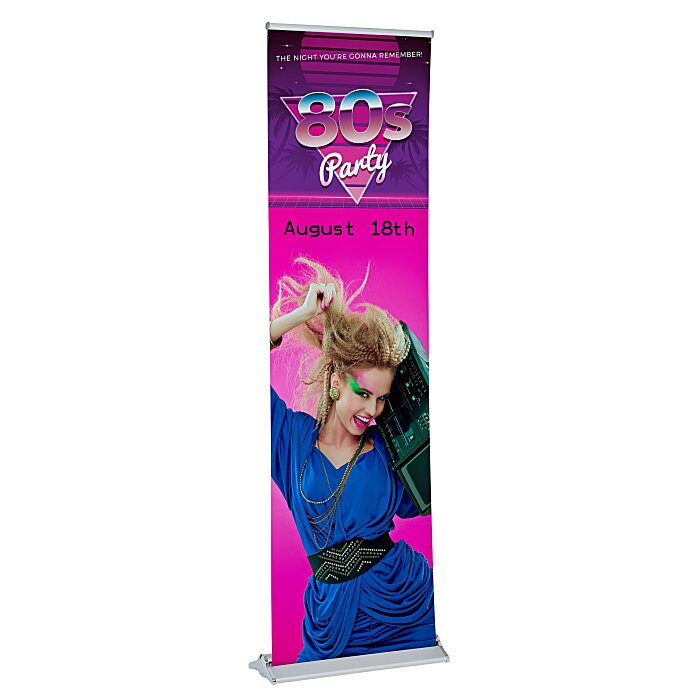 Custom Ursa Retractable Banner Display - 23 1/2 inches