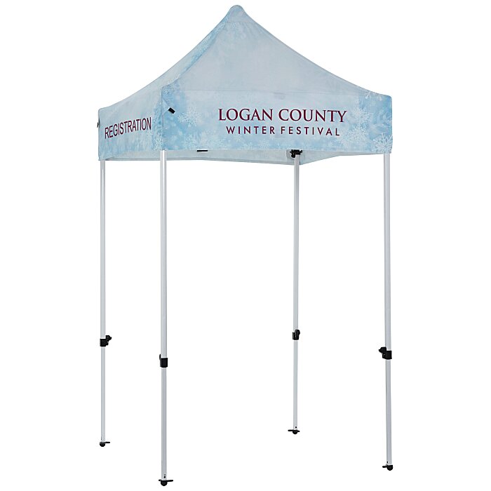 Custom Thrifty 5' Event Tent - Full Colour