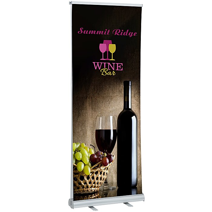 Custom Economy Retractable Double Sided Banner Display - 31 1/2 inches
