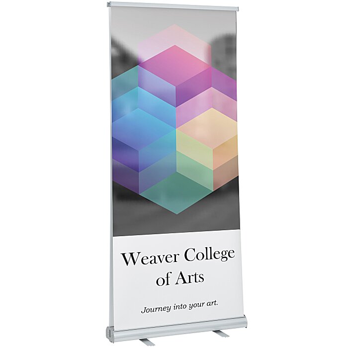 Custom Economy Retractable Double Sided Banner Display - 36 inches