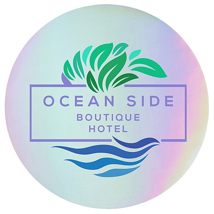 Custom Holographic Sticker - Circle - 2-1/2