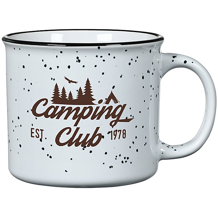 Custom Campfire Ceramic Mug - White - 15 ounces