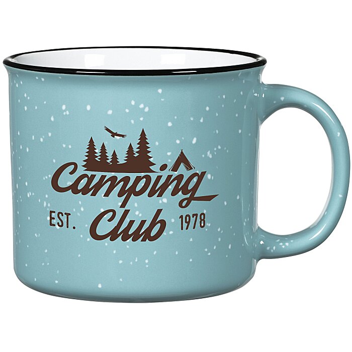 Custom Campfire Ceramic Mug - Colours - 15 oz