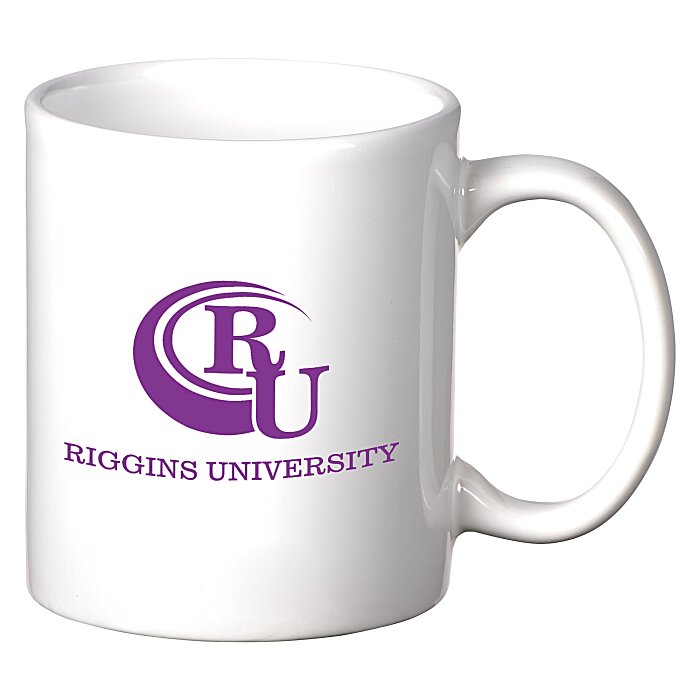Custom Value Coffee Mug - 11 ounces - White
