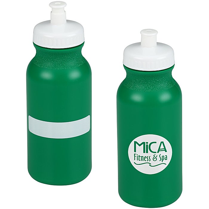 Custom ID Sport Bottle with Push Pull Cap - 20 oz