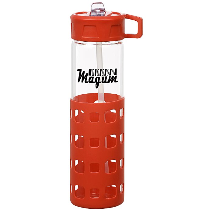 Custom Sip N Go Glass Bottle - 20 oz.