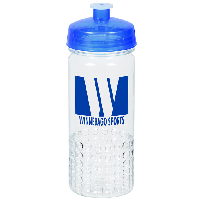 Custom PolySure Out of the Block Water Bottle - 16 oz. - Clear
