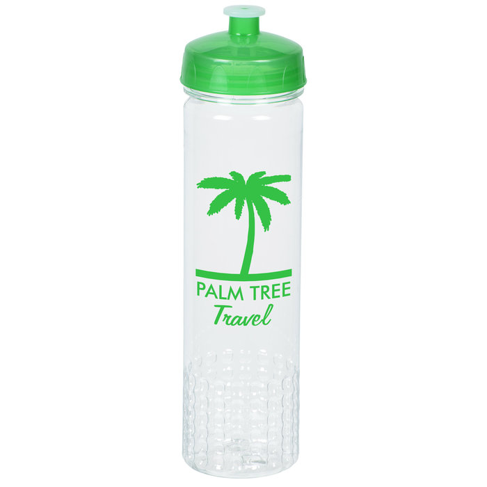 Custom PolySure Out of the Block Water Bottle - 24 oz. - Clear