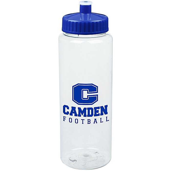 Custom Clear Impact Guzzler Sport Bottle - 32 oz