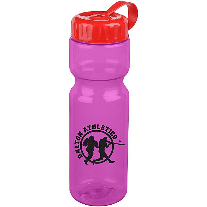 Custom Olympian Sport Bottle with Tethered Lid - 28 oz