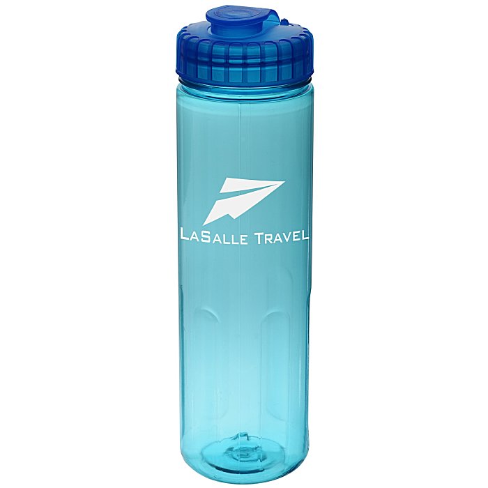 Custom Prestige Water Bottle - 24 ounces - Flip Top Lid