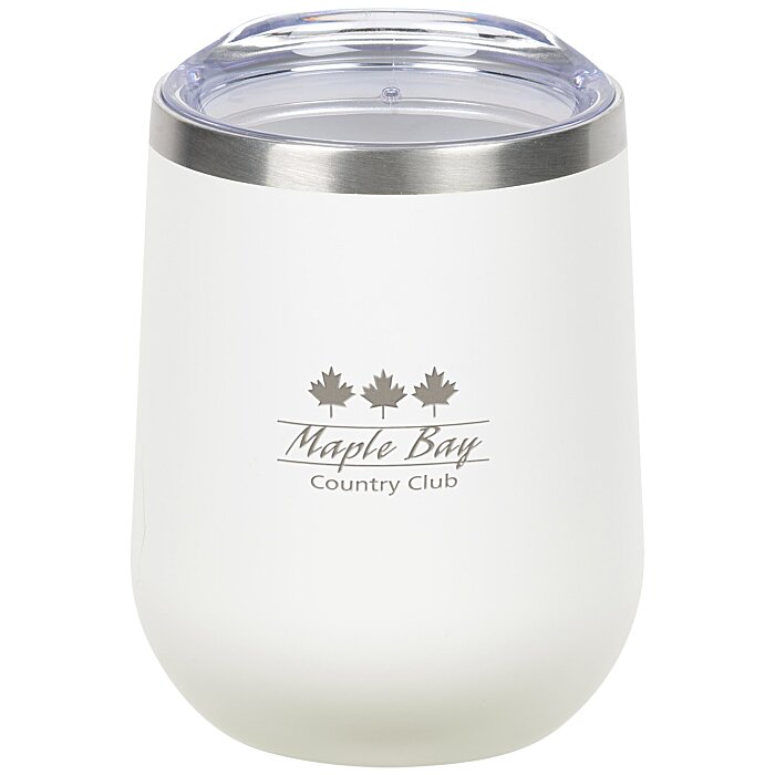 Custom Vacuum Wine Tumbler - 12 oz - Laser Engraved