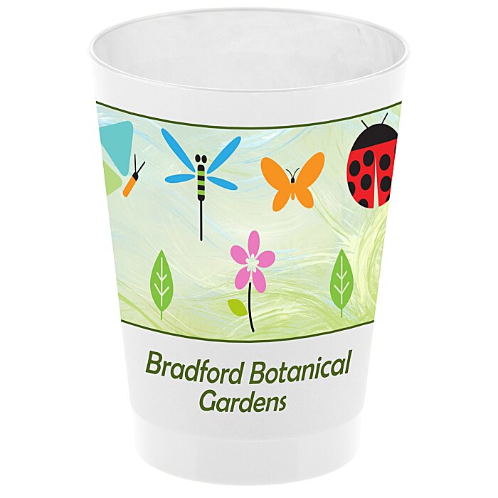 Custom Frost Flex Cup - 10 oz - Full Colour