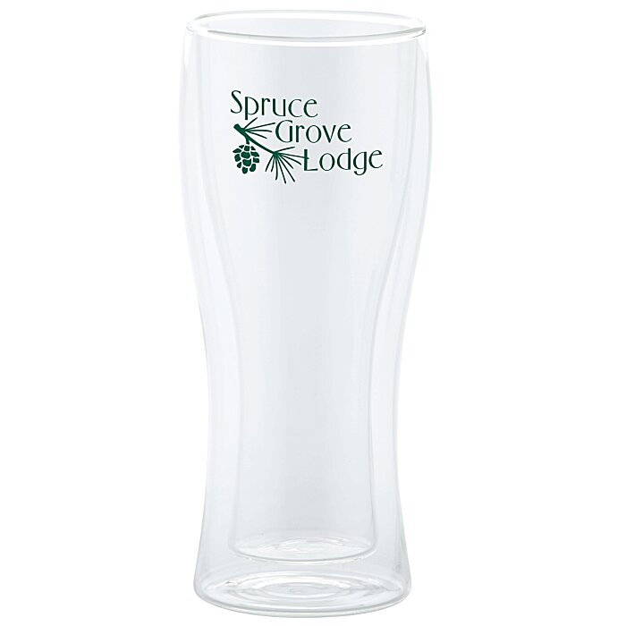 Custom Clearview Beer Glass - 15 oz.