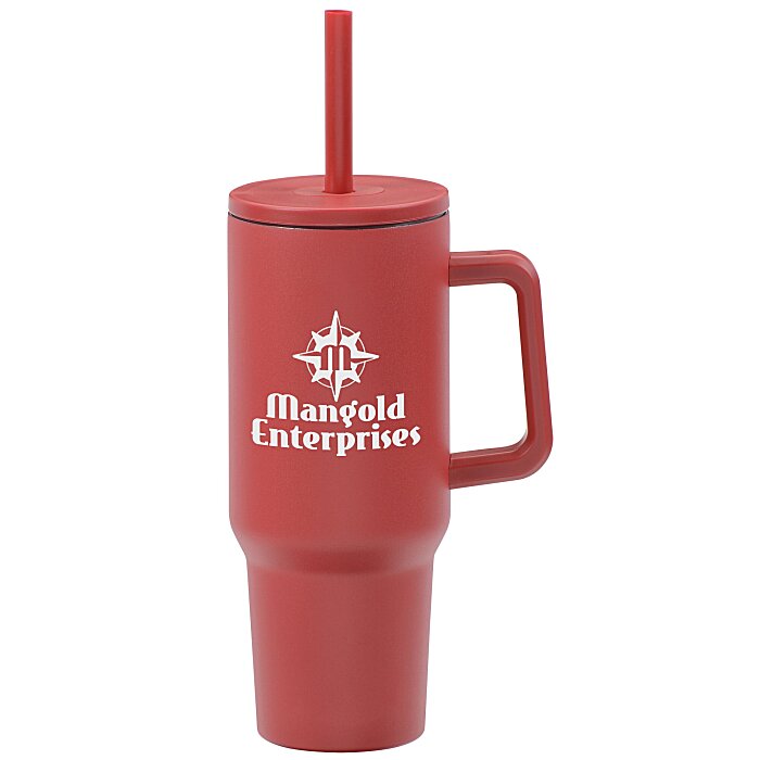 Custom Chill Out Vacuum Mug with Straw - 40 oz