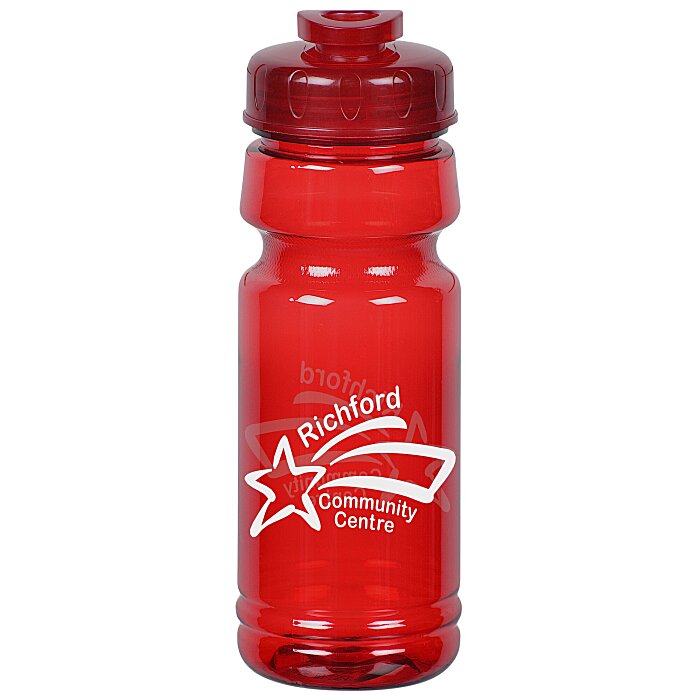 Custom Trainer Bottle with Flip Drink Lid - 24 oz