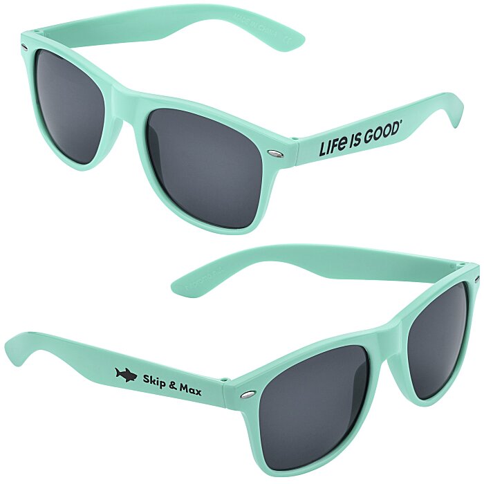 Custom Life is Good Sunglasses - Light Opaque