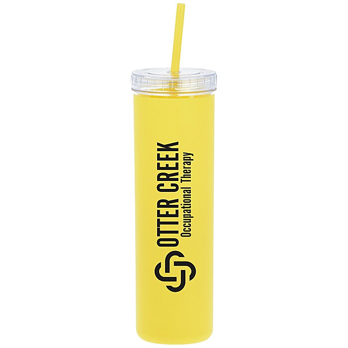 Custom SilkChic Tumbler with Straw - 27 oz.